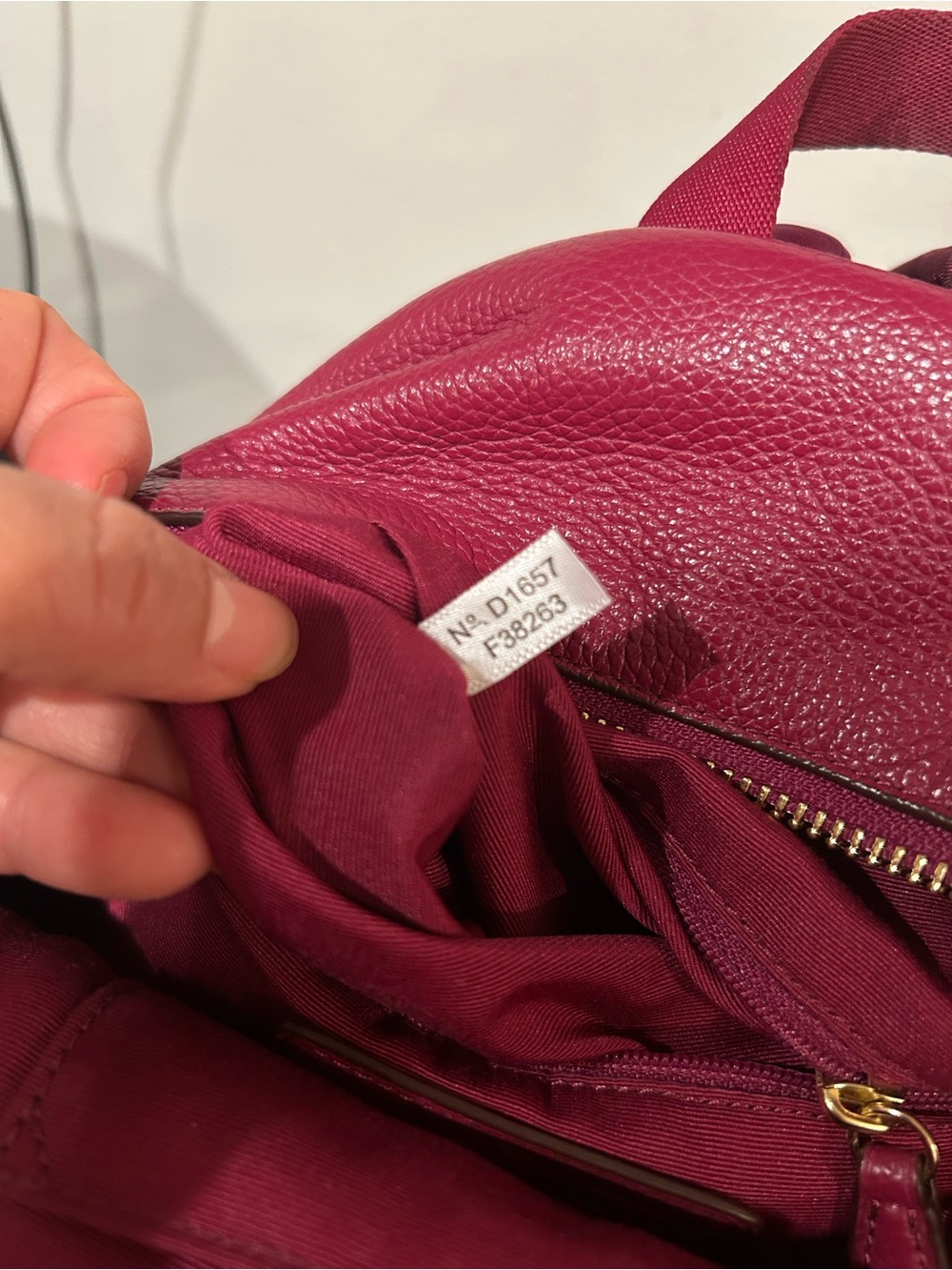 Coach Mini Charlie Backpack in Pebble Leather EUC - Picture 2 of 12